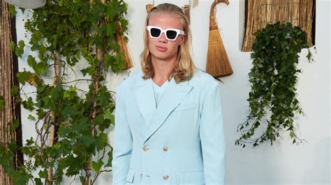 haaland gucci|Erling Haaland is on an explosive menswear ride right .